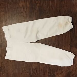 White Mizuno Softball Pants